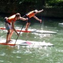 Course conviviale en Stand up paddle